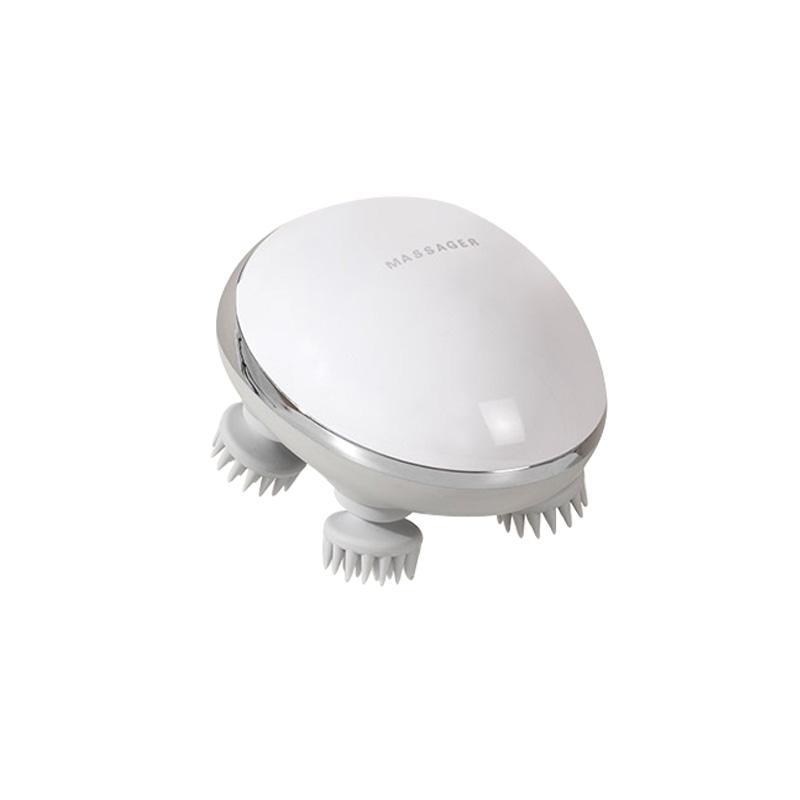 Malé Přenosné Masážní Přístroje na Pokožku Hlavy Horký Obklad Masáž Červeným Světlem Vodotěsné Uvolnění Stresu Masáž Hlavy Vibrační Hnětení