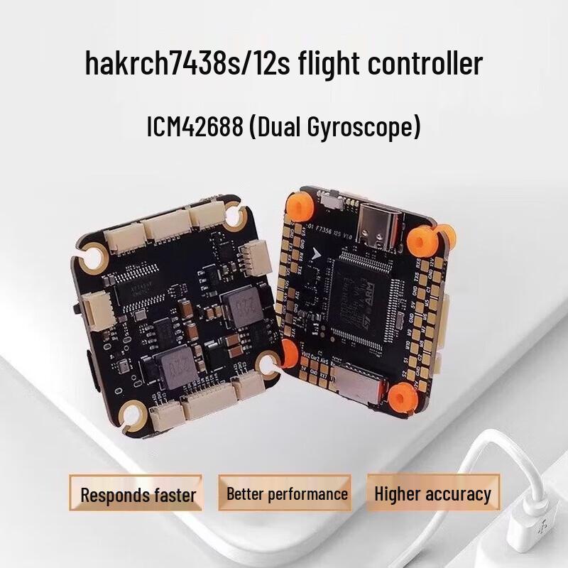 

HAKRC H743 8S Dual Gyro FPV Flight Controller