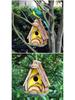 Xianci Outdoor Vogelhaus aus Massivholz: Garten-, Hof- oder Balkondekoration Ornament.