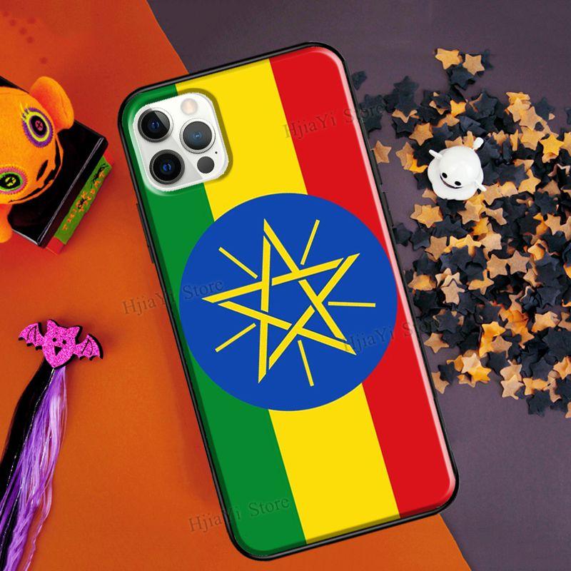 Ethiopia Flag For iPhone 11 Pro Max XS 8 7 Plus SE 2020 X XR Case For iPhone 13 12 Pro Max Mini Coque