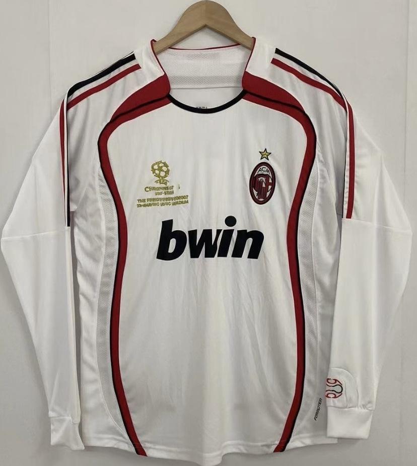 Retro Football Jersey Old Collection Club Manchester United, Real Madrid AC Short-sleeved Long-sleeved Football Uniform Can Be Printed