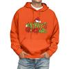 Men's Print Hooded Sweatshirt Long-Sleeve Casual Pullover Hoodie Hooded Sweatshirt
