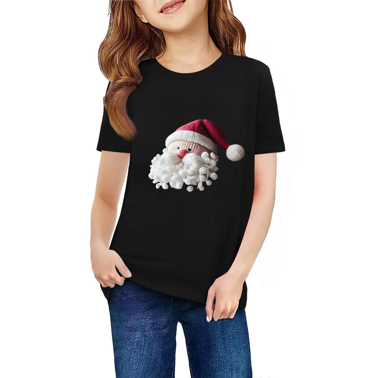 

Children s Short Sleeve Neck T-Shirt Animal Print Daily Casual Top 100 чорний