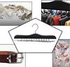 Konten Necktie Hanger Belt Hanger Holds 24 Underwear Wooden Hanger with Ample Storage Black - Ties, Belts, Scarves, Camisoles, - - Non-Slip -