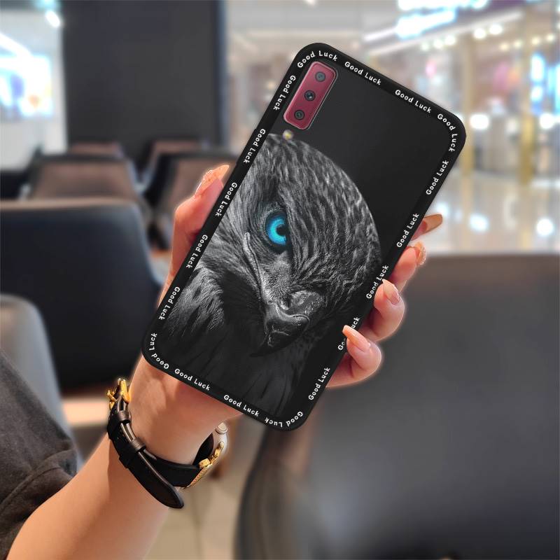 

Ударостійкий Милий Чохол для Телефону Для Samsung Galaxy A7 2018/A750 Чохол TPU М який чохол Силіконовий Мультяшний Протиударний Задня Кришка Samsung Galaxy A7 2018/A7