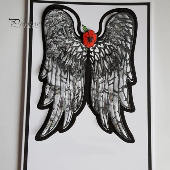Demiawaking Tango Engel Stanzform – Metall-Schablone, Ca. 75x60 Mm, Aus Kohlenstoffstahl