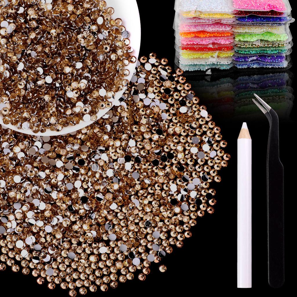 2Mm3Mm4Mm Flat Bottom Resin Drill Diy Handmade Mobile Phone Case Beauty Sticker Drill