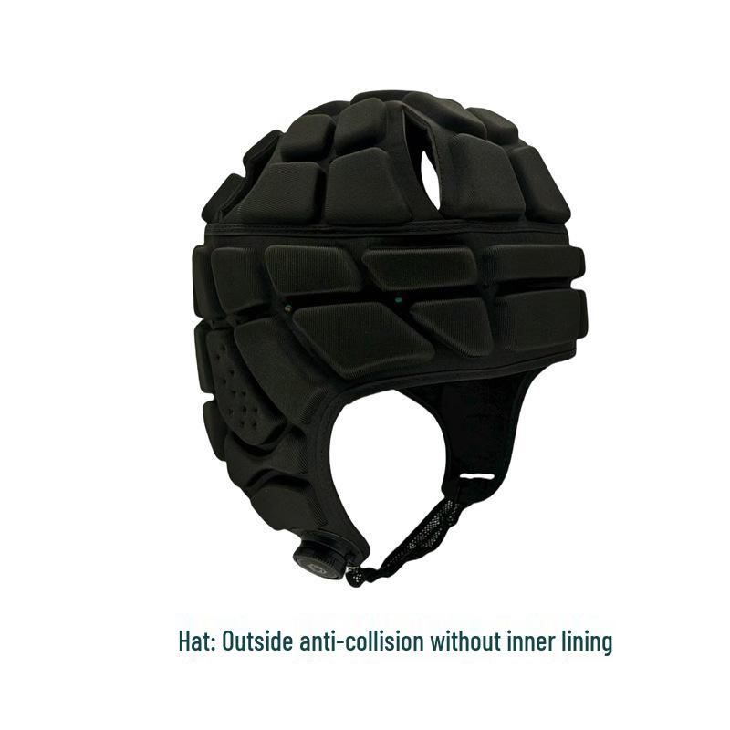 

Регбийная шапка: Мягкий шлем для защиты головы после операции на черепе Black: One