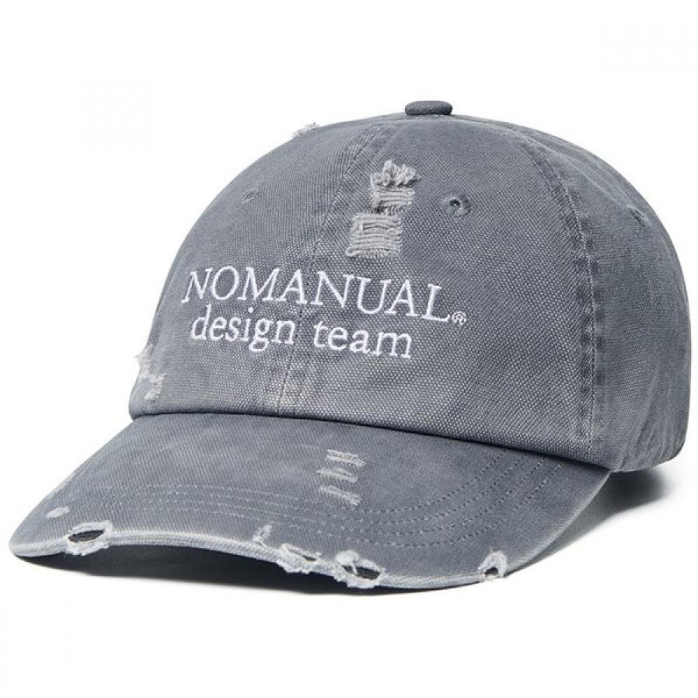 Nomanual D.t Ball Cap   Washed Gray 261 FREE