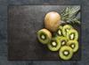 SZKLANA DESKA DO KROJENIA 40x30 KIWI