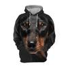 Herren 3D-Druck Hund Hoodie Hoodie für Herbst und Winter Ist Modisch, Vielseitig und Bequem Hoodies & Sweatshirts (Herren)