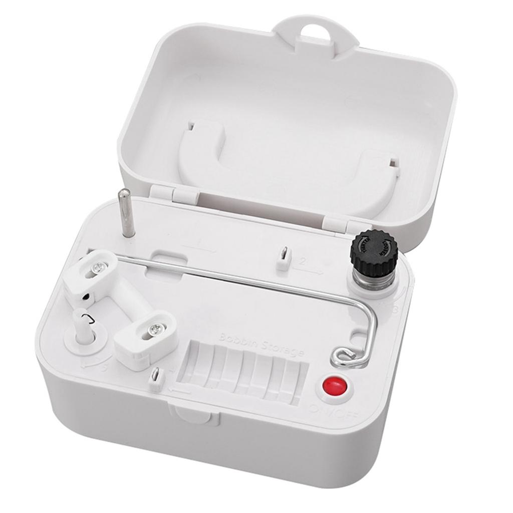 BHBL Elektryczna nawijarka szpulki z rączką Automatyczna maszyna do nawijania szpulki Zasilana przez USB/Baterię Organizer Narzędzie do szycia