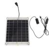 Solar Water Pump Kit 10W Double Sided Monocrystalline Silicon Solar Panel 5V 3W Low Noise Water