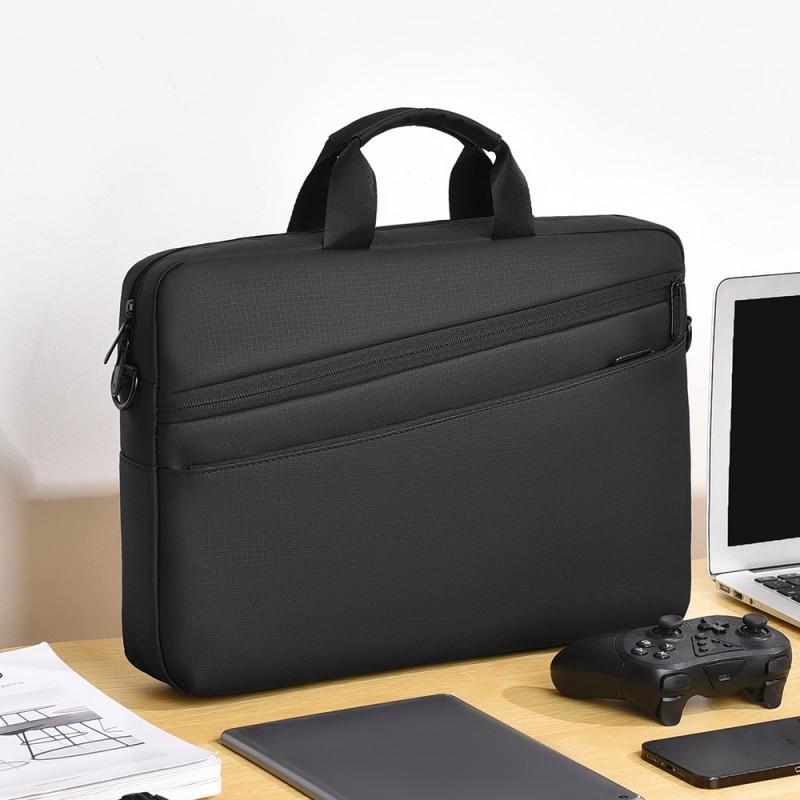 Laptoptasche 15,6-17,3 Zoll, Business-Aktentasche, Umhängetasche für Herren, verstellbarer Schultergurt, geeignet für den täglichen Weg zur Arbeit