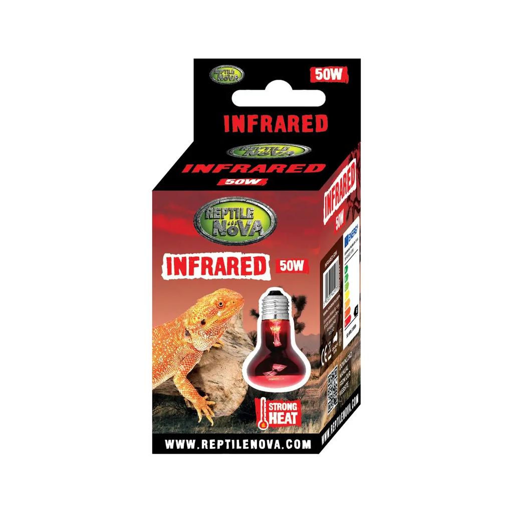 REPTILE NOVA Infrared - Heating Bulb with Infrared and UVA for Terrarium REPTILE NOVA Infrared - Heating Bulb 75 W (infrared + UVA) for Terrarium
