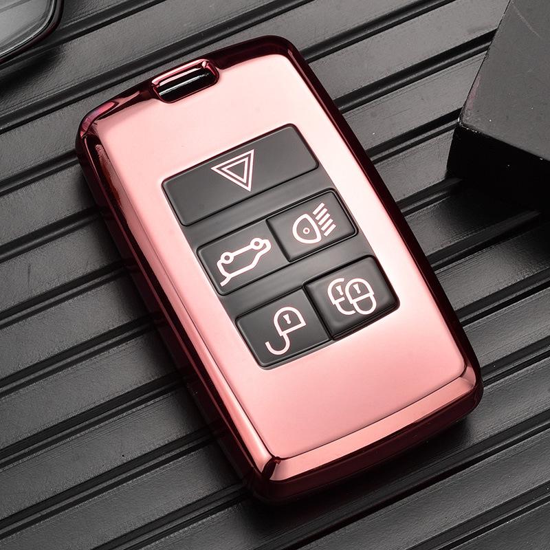 

Совместимый чехол для ключа для Land Rover: Range Rover Sport, Evoque, Discovery 5, Defender - Защитный чехол с пряжкой OPP Bag