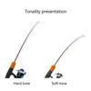 Double Section Ice Fishing Rod High Strength Carbon Fiber Lightweight EVA Handle Stainless Guide For Freshwater Fishing