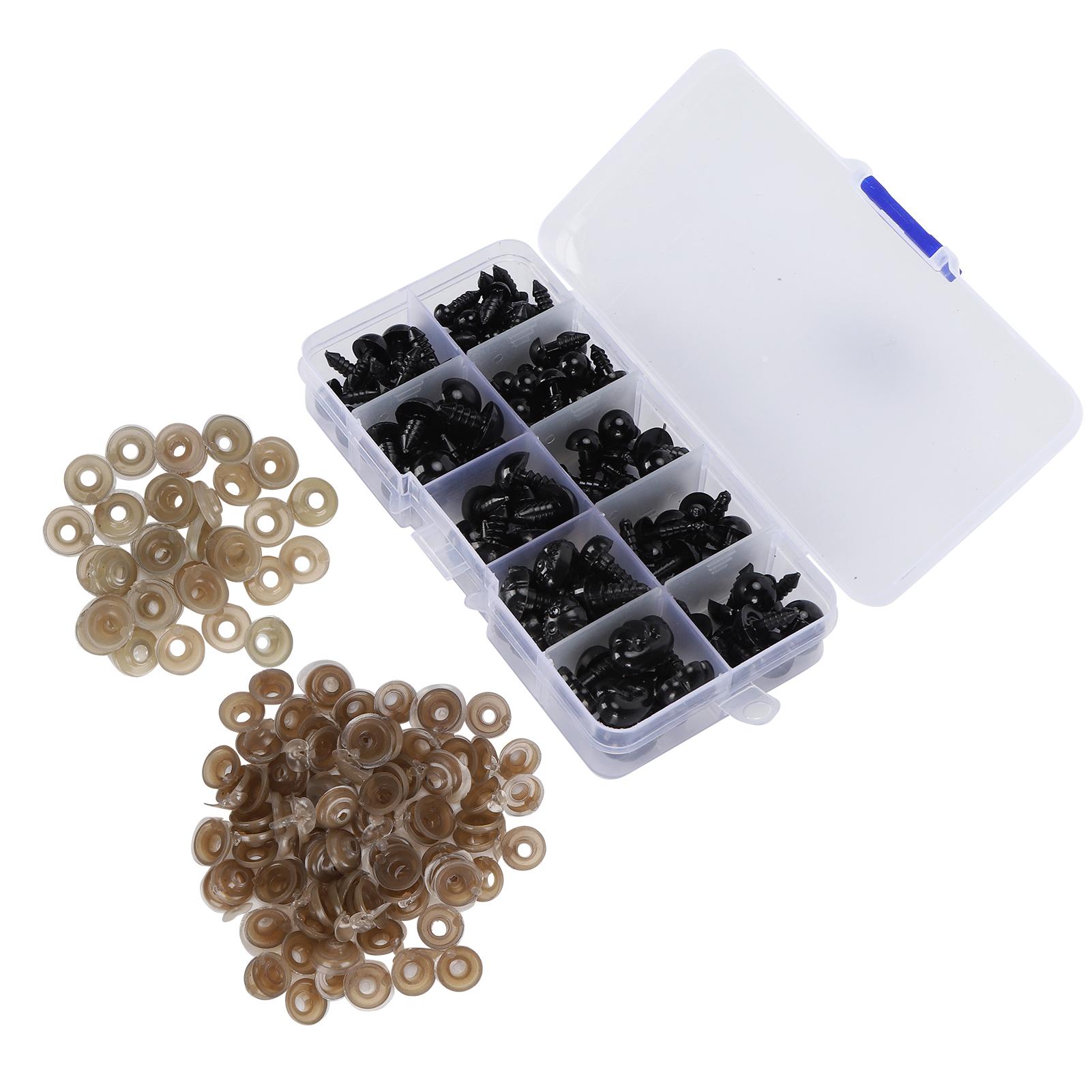 

Пластиковые глаза носы с шайбами плюшевая кукла плюшевый мишка мягкие игрушки игрушки своими руками аксессуары черный