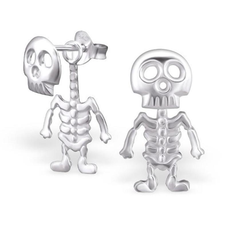 

Серьги-джекеты для ушей Скелет из стерлингового серебра для девушки, женщины, подарки, модный аксессуар