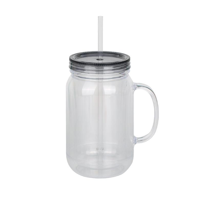Neue Tasse 22oz Plastikbecher mit Deckel, Trinkbecher für Erwachsene, Hennen-Tasse