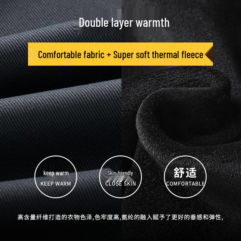 VANCAMEL Men's Relaxed Fit Straight Leg Cargo Pants