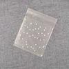 100pcs Self-adhesive Cookie Bag Transparent Gift Bag Baking Supplies Candy Bag  Cookies Packing