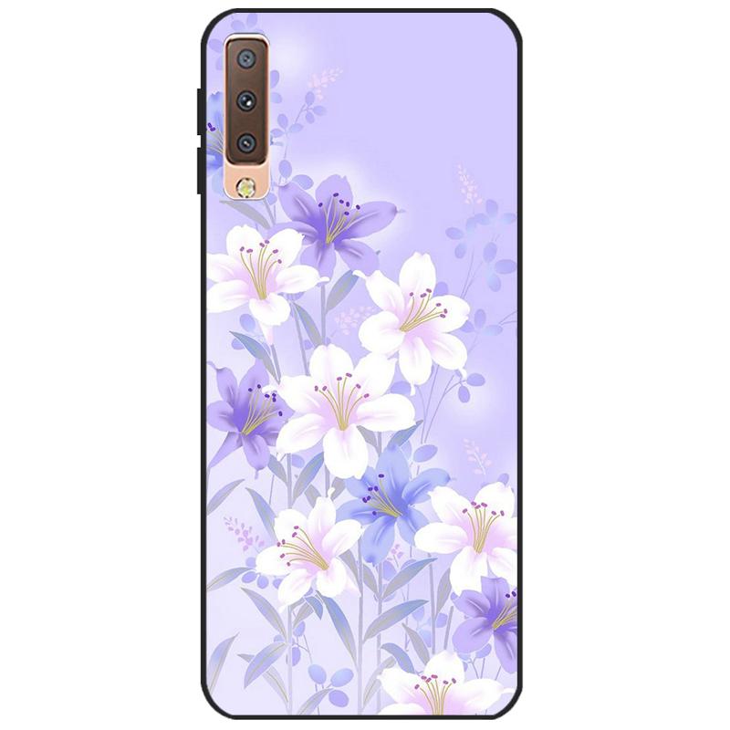 Cases For Samsung Galaxy A7 2018 Cover Silicon Color Phone Case Cover For Samsung A7 2018 A750 A750F 6.0 Inch Protective Shell