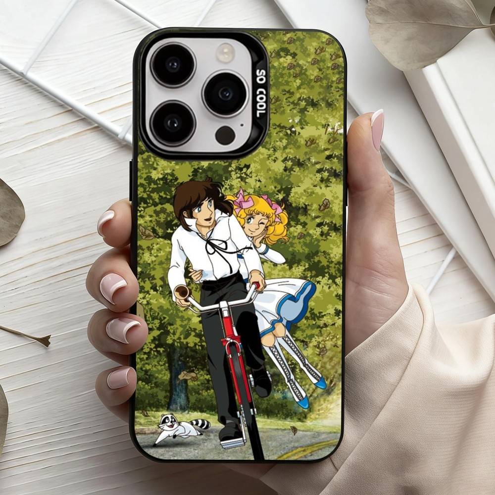Sweet C-Candy C-Candy TV Series Phone Case For iPhone17,16,15,14,13,12,11 Plus,Pro Max Black Candy Silver Plated Cover