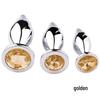 G-Spot Rear Garden Metal Butt Plug: Unisex Adult Flirting Toy