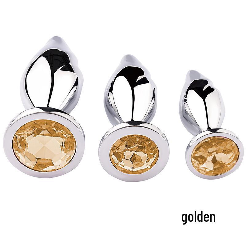 G-Spot Rear Garden Metal Butt Plug: Unisex Adult Flirting Toy