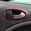 Real Soft Carbon Fiber Sticker For Seat Leon Altea 2005 2006 2007 2008 2009 2010 2011 2012 LHD RHD Car Door Handle Switch Trim.