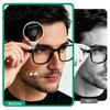 Privacy Camera Cover for Meta Smart Glasses, Signal Friendly Light Dimmable Glasses Accessory Sticker with Snap And Slide Design, Easy Install Lens