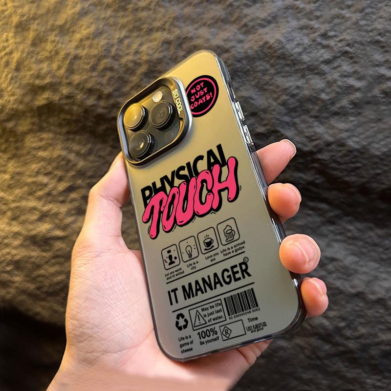 Luxury trend English letter label CaseFor  Mi 14 13 12 12T 13T Pro 11 Lite 5G NE Poco F5 X5 Pro Lens protect plating Cover