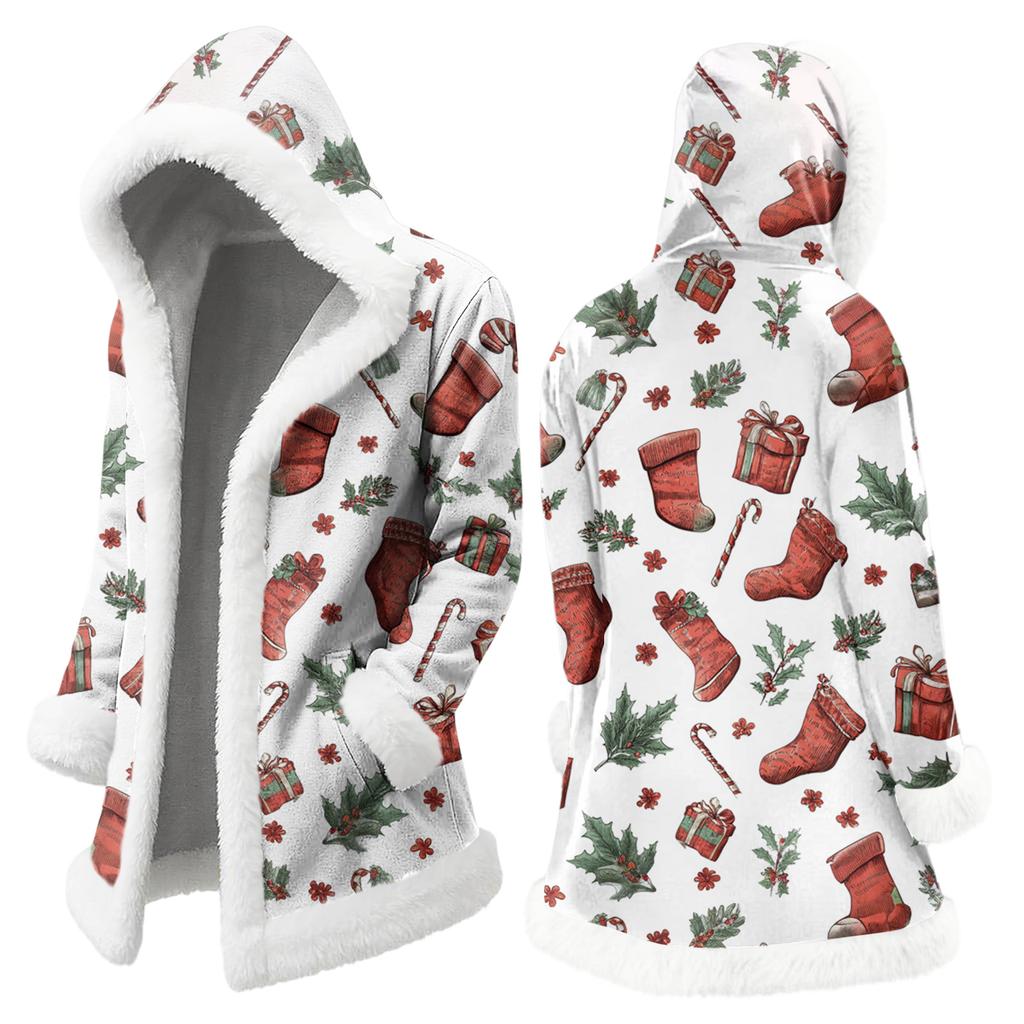 Pánská ležérní bunda s vánočním potiskem