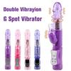 Rabbit Sex Tool Vibrating Retractable Vibrator for Women Rotation Dildo G Spot Sex Toy