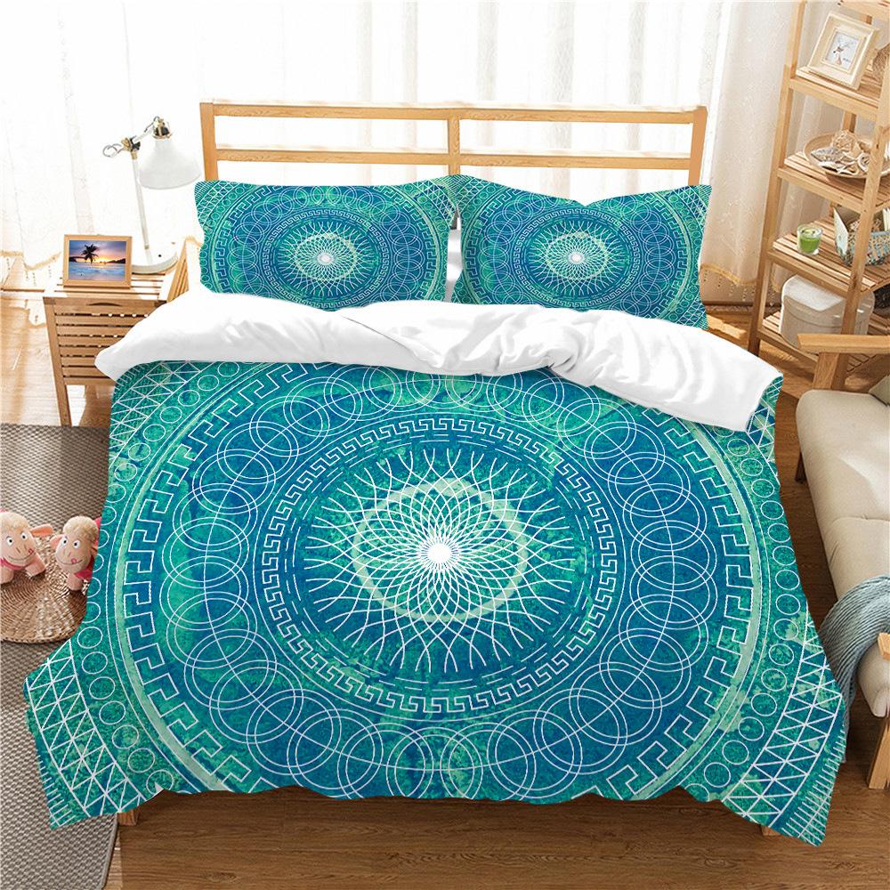 Bohemian Series Bedding Two Or Three Pieces Polyester 3D Digital Printing