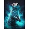 Pop Art Colorful Neon Animals DJ Music Poster Aesthetic Capybara Cat Dog Panda Rabbit Canvas Print Wall Art Mural Room Decor