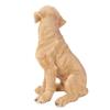 Resin Dog Statue Anti Fade Dog Decorative Figurine Cute Puppy Statue  Home