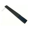 [KYOETSU] Folding Fan, Pure Silk, Solid Color, Black Ribs, 2-Piece Set (Fan, Fan Case), Men's (Black