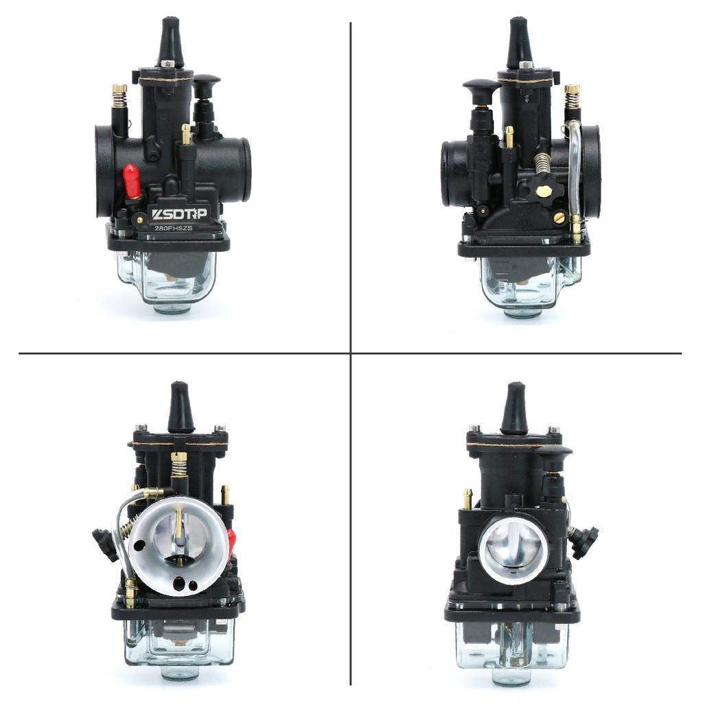 Alconstar-21 24 26 28 30 32 34mm RED/BLACK Motorcycle Racing  carburetor For 2T 4T Mikuni PWK carb For OKO 2T 4T Motorcycle Carb
