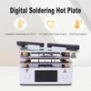 20V 65W Soldering Hot Plate, Digital Electric Preheat Soldering Station with Precise Temperature Control for LED Bead