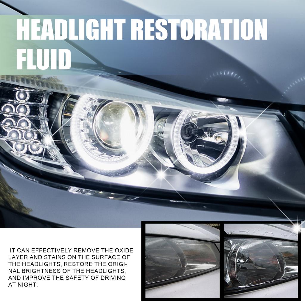 100ml Car Headlight Restoration Polishing Kit Headlamp Repair Kits Car Light Polisher Cleaning Paste Cars Paint Refurbish Agent