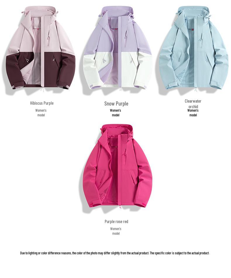 Unisex Single-Layer Windproof & Water-Repellent Jacket: Thin Mountaineering & Workwear, Spring/Fall, Customizable Logo Available