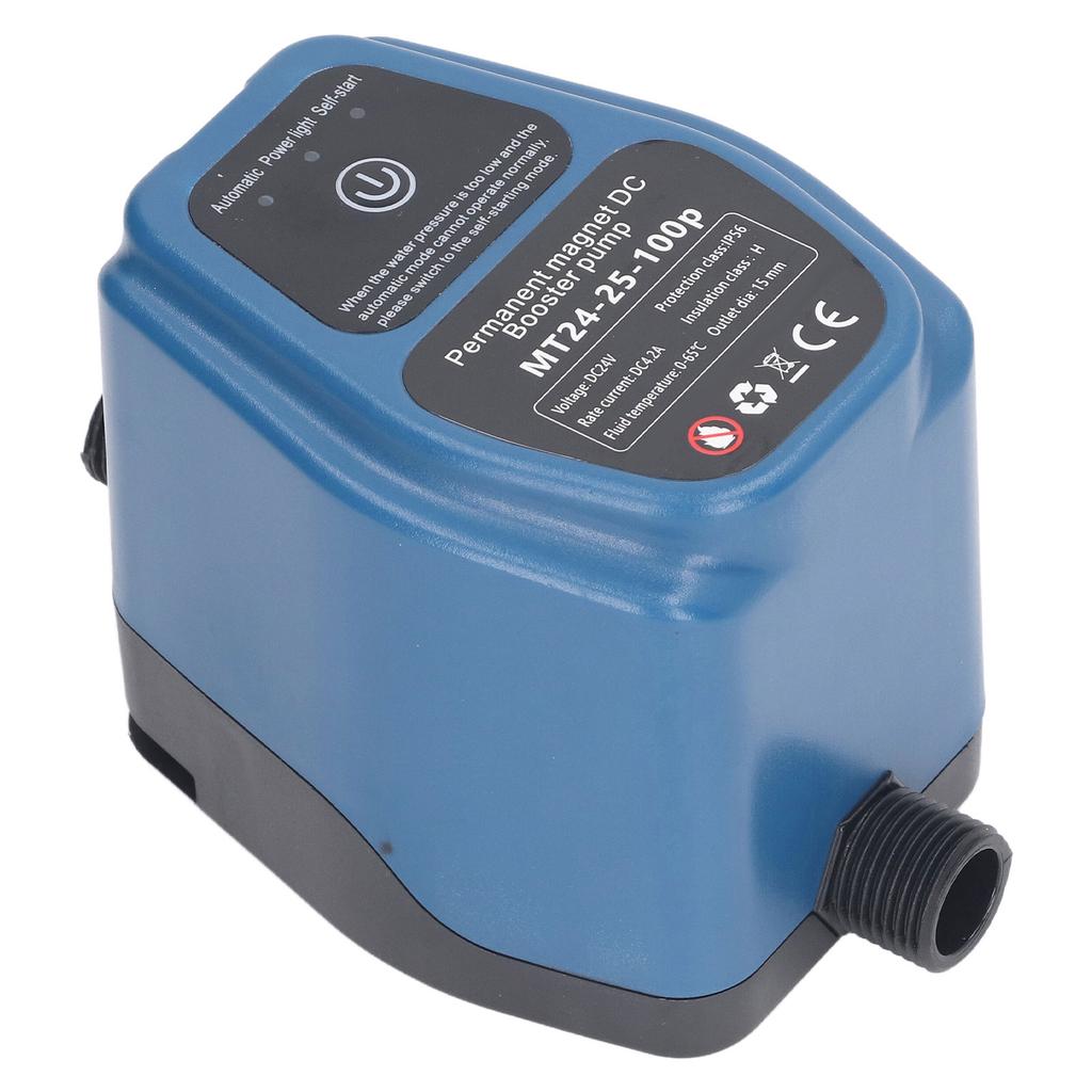 Wasserpumpen-Druckerhöher 100W 24V 25L IP56 Intelligente Sensorik Automatische Duschdruckerhöherpumpe 100-240V EU-Stecker