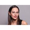 Rimless Rectangle Shiny Dark Blue SmaRtbuy Collection Hedley Rt 004a C7 Fashion Unisex Eyeglasses