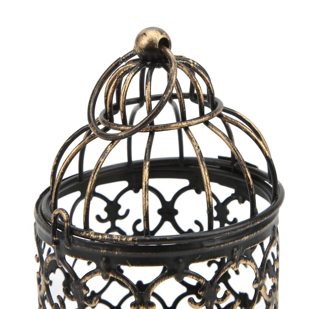 Metal Iron Candle Holder European Retro Tealight Candle Holder Outdoor Terrace