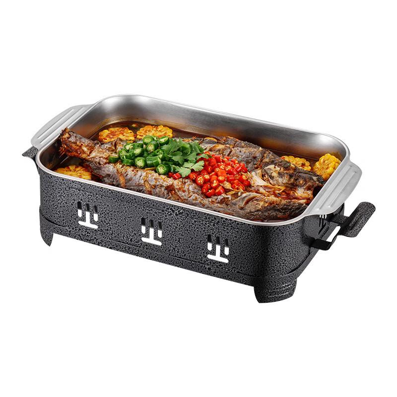 SMVP Stone Grain Electric Fish Grill Set