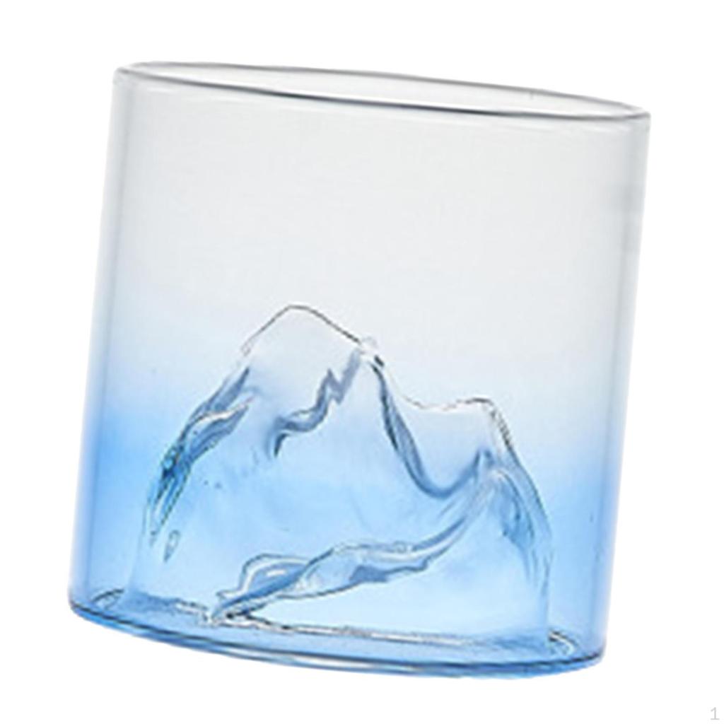 Creative Drinking Cup Tea Glassware Hand Blown Glass for Dining Fun Gifts Adults