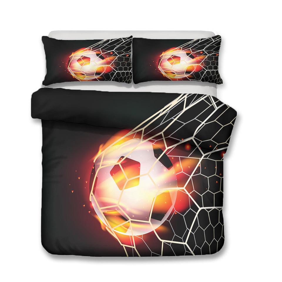 Fußball Bettbezug Fußball Fußball Bettwäsche Sets Edredon Futbol Einzeln Bedruckt Luxus Kind Kinder KEINE Bettlaken Bezüge Bettwäsche