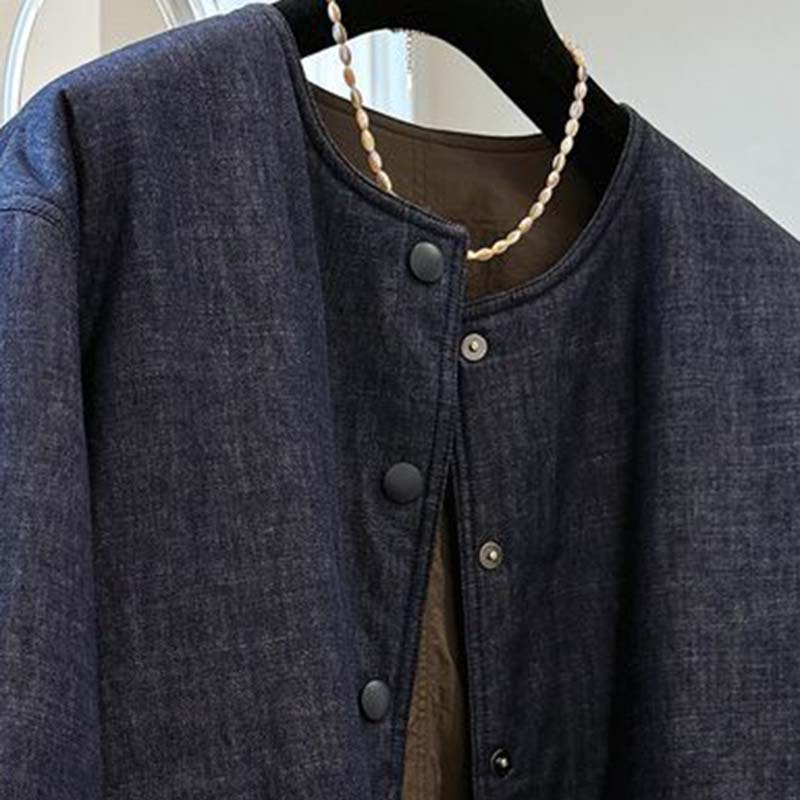 Coat for Women Thickened Autumn Winter Windbreaker Oversize Solid Color Waterproof Casual Jacket